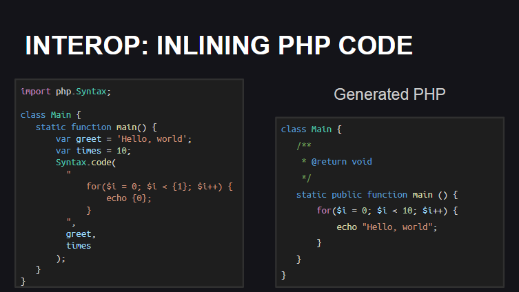 Focus php