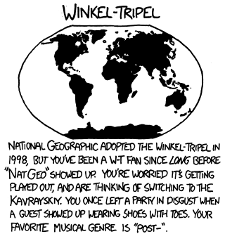 Проекции карт: о чём на самом деле шутит xkcd - 18