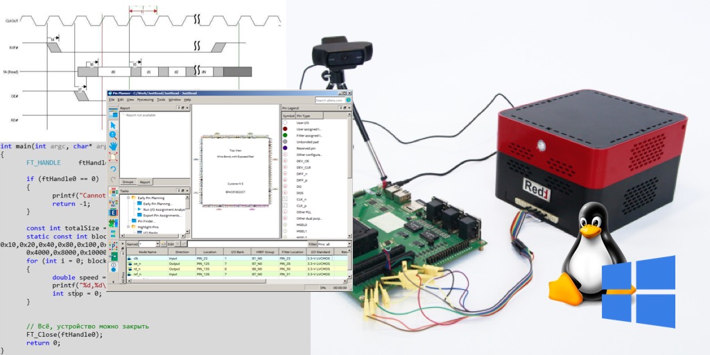 Разработка программ для центрального процессора Redd на примере доступа к ПЛИС - 1