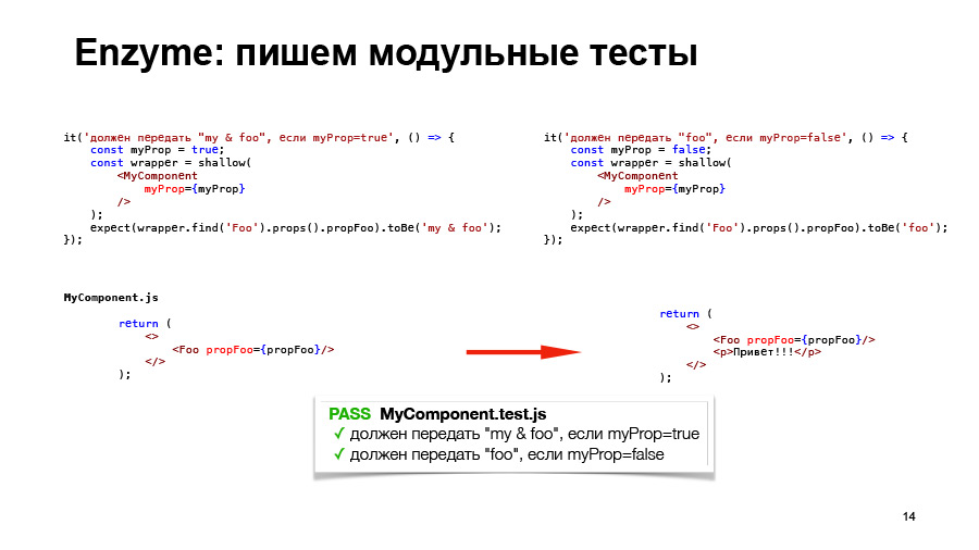 Полный цикл тестирования React-приложений. Доклад Авто.ру - 13