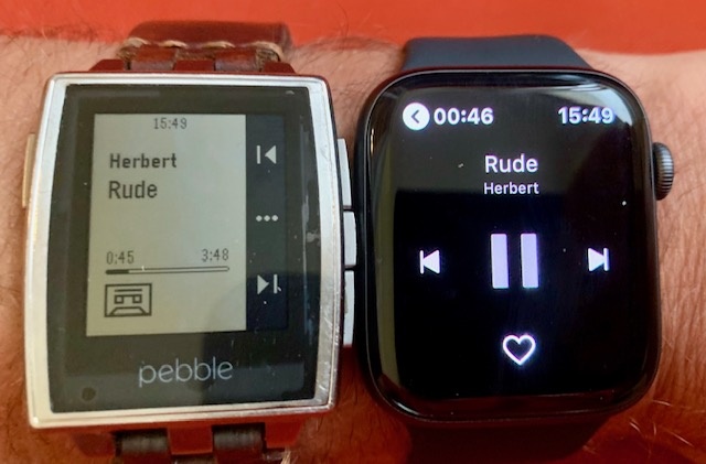 Apple Watch 4 (44 мм, 2019 г.) vs Pebble Steel Classic (2014 г.) - 4