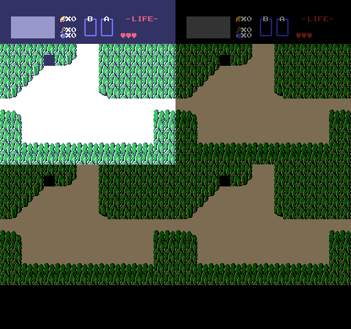 Переходы между экранами в Legend of Zelda используют недокументированные возможности NES - 39
