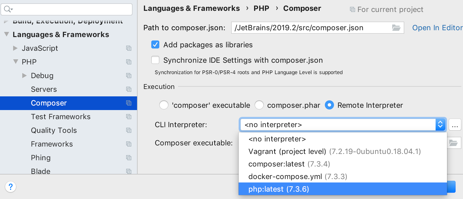 PhpStorm 2019.2: Типизированные свойства PHP 7.4, поиск дубликатов, EditorConfig, Shell-скрипты и многое другое - 11