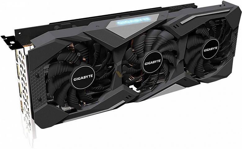 Разогнанная 3D-карта Gigabyte RX 5700 XT GAMING OC позирует на официальных рендерах