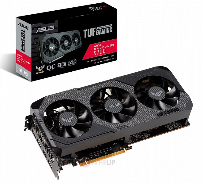 Представлены 3D-карты Asus TUF Gaming X3 Radeon RX 5700