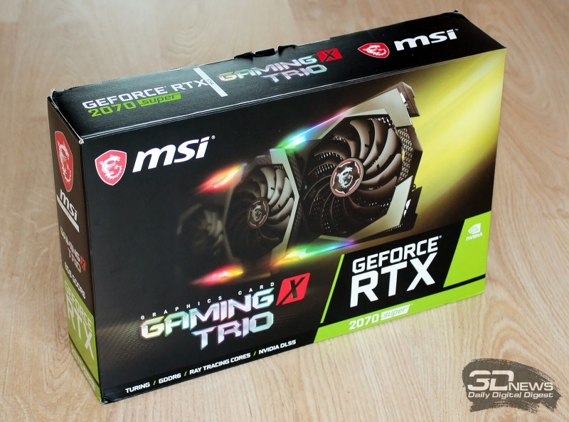 Новая статья: Обзор видеокарты MSI GeForce RTX 2070 SUPER Gaming X Trio: монстр в вашем компьютере