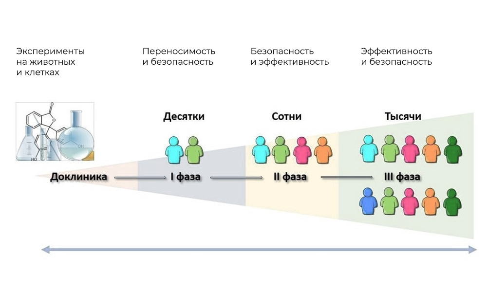 Какие этапы фармакологических испытаний предусмотрены проектом закона