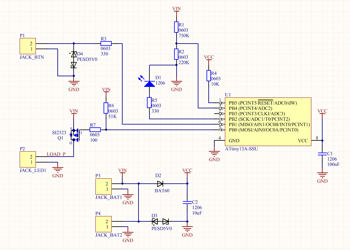 Проекты на attiny13