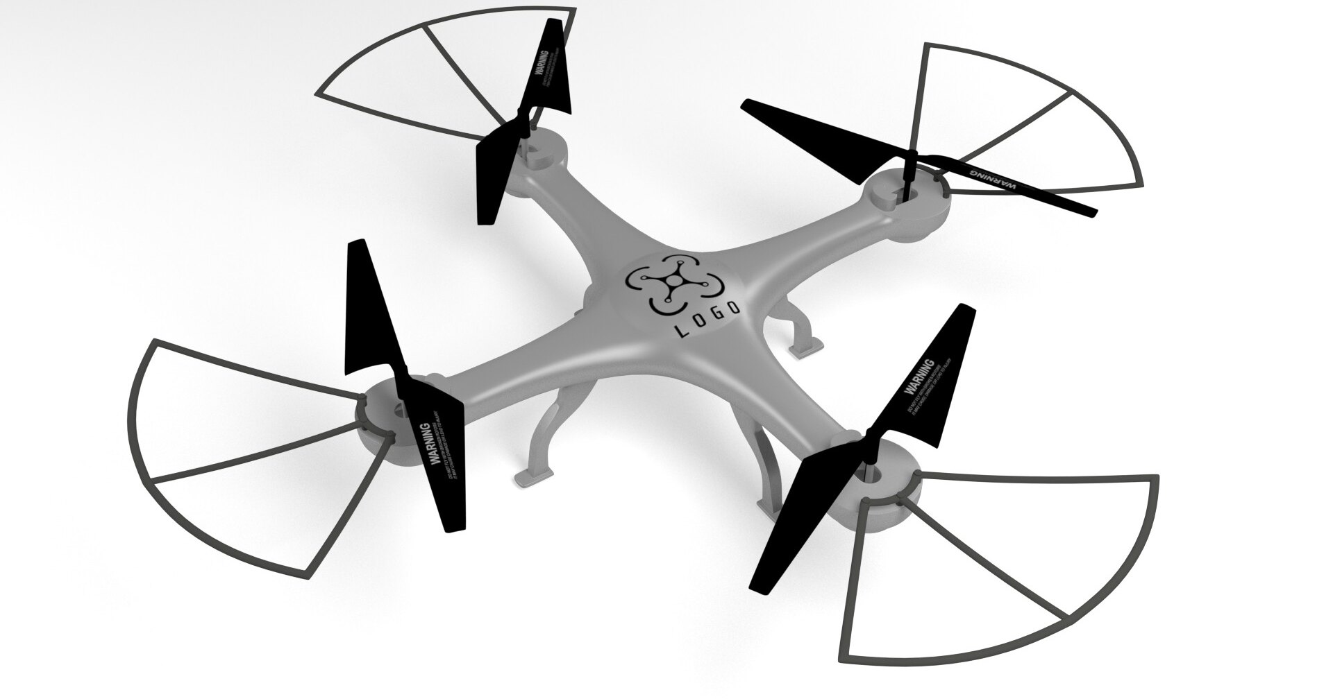 Quadrocopter 3d model