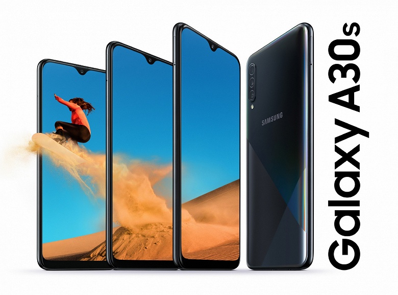 Обновлённый Samsung Galaxy A30s оказался ощутимо дороже модели Galaxy A30, хотя по ряду параметров новинка хуже