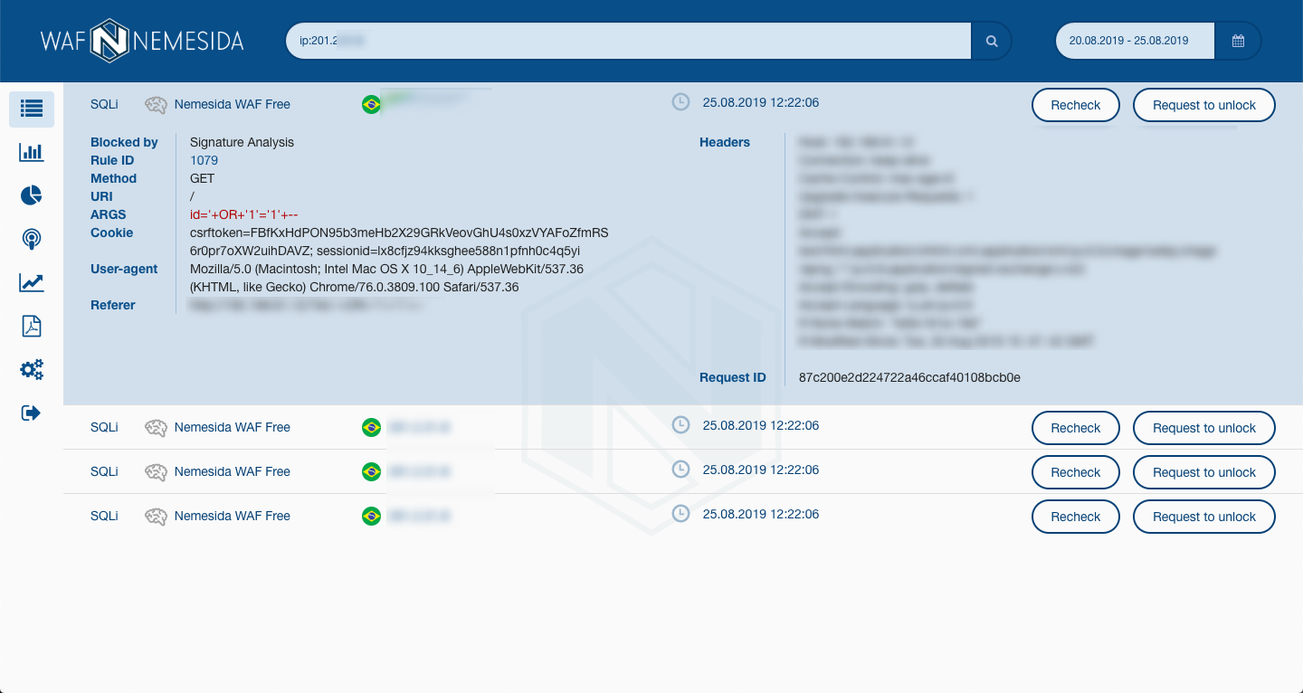 Комфортный DevOpsSec: Nemesida WAF Free для NGINX с API и личным кабинетом - 4