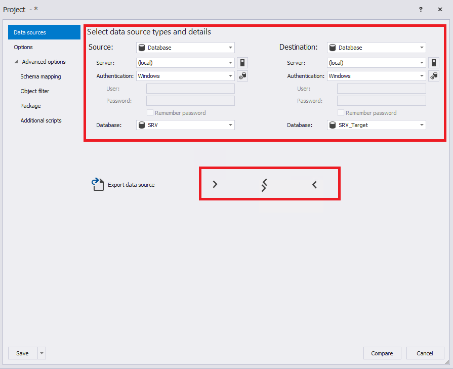 Сравнение компараторов для синхронизации схем и данных баз данных MS SQL Server - 49