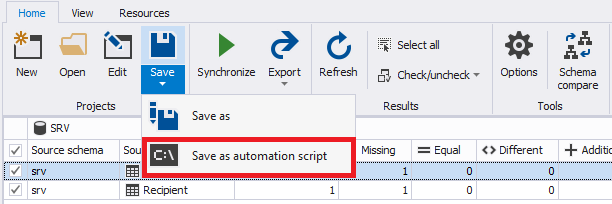 Сравнение компараторов для синхронизации схем и данных баз данных MS SQL Server - 79