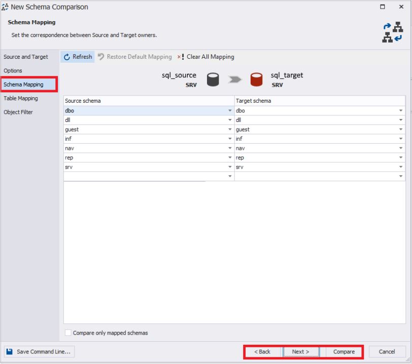 Сравнение компараторов для синхронизации схем и данных баз данных MS SQL Server - 8