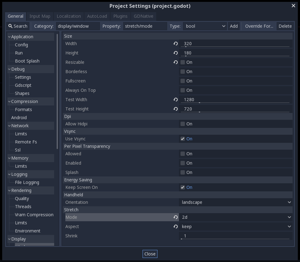 Учебные проекты на Godot — Pong (часть 1) Создание и настройка сцены  игрового процесса