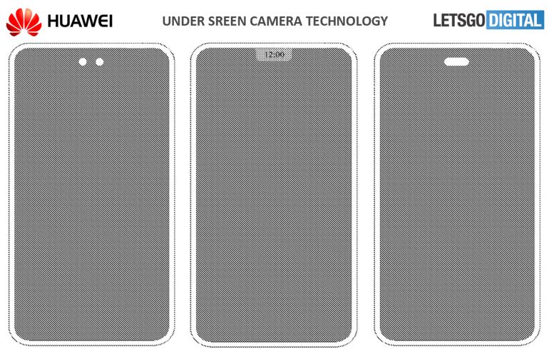 Скрытая камера не только у Xiaomi и Samsung. Huawei спрячет камеру, вспышку и датчики под экран смартфона