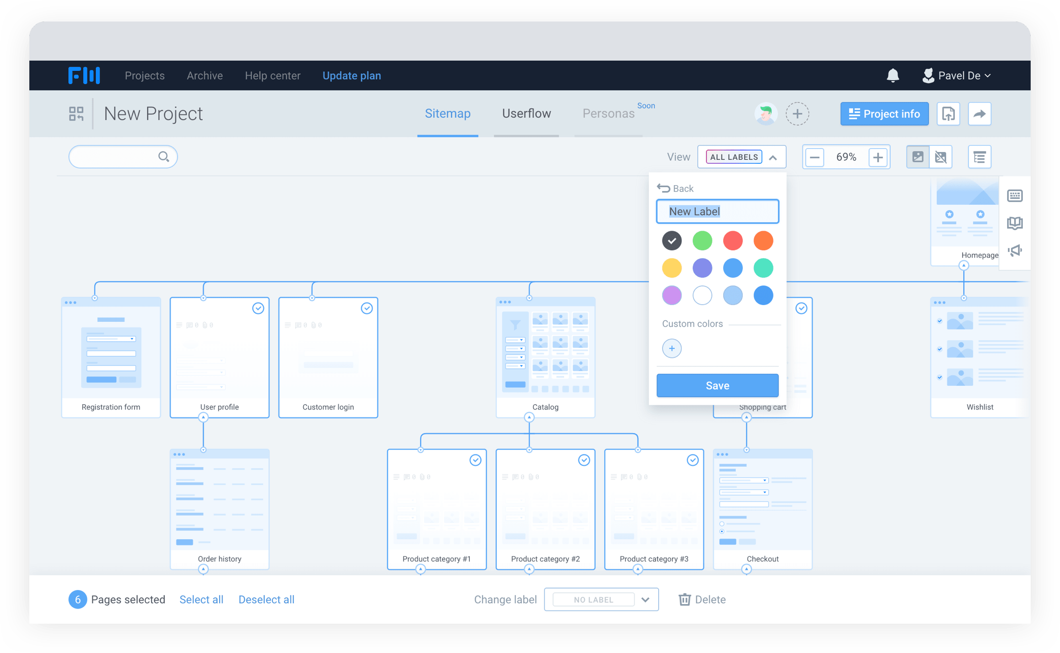 Creator details. Структура сайта дизайн. Structure Design UI.