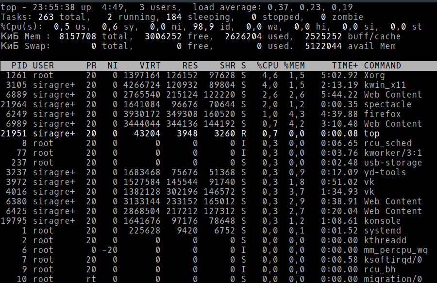 Настраиваем top в GNU-Linux - 3