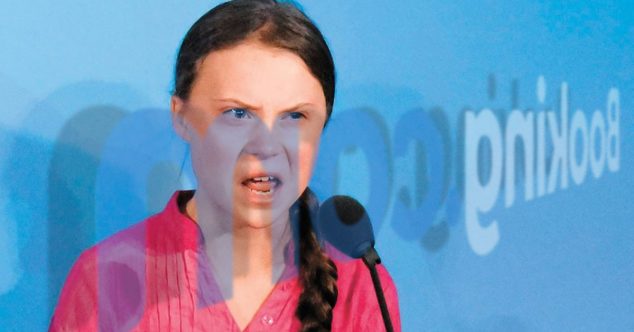 Greta Thunberg booking.com