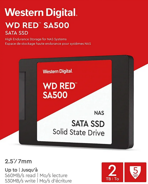 Анонсированы твердотельные накопители WD Red