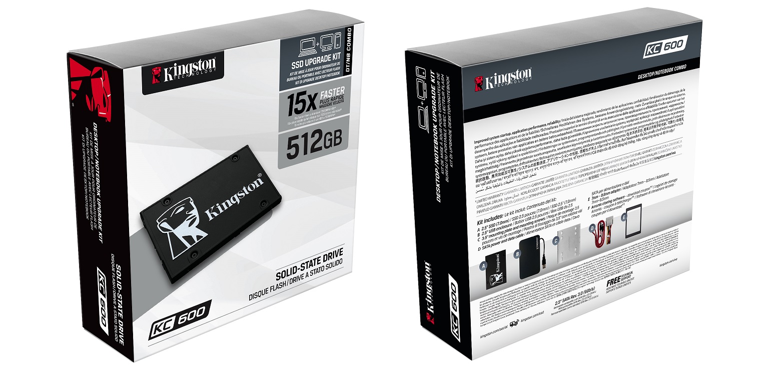 Новый SSD для ноутбуков и десктопов. KC600 — высокая скорость, большой объем - 4