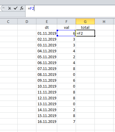 Нарастающий итог в SQL - 1