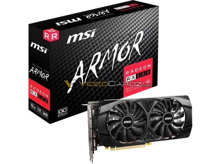 MSI готовит новый ускоритель Radeon RX 580 Armor