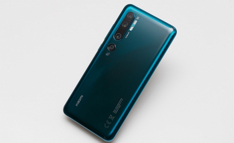 Xiaomi Mi Note 10 уже подешевел