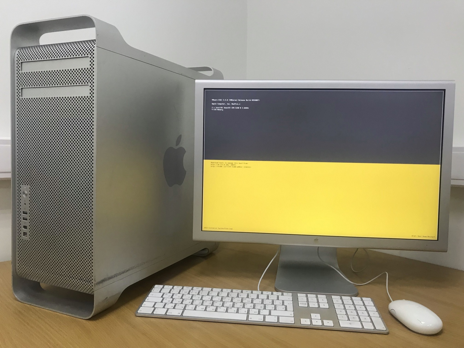 Устанавливаем Vmware ESXi на Mac Pro 1,1 - 1