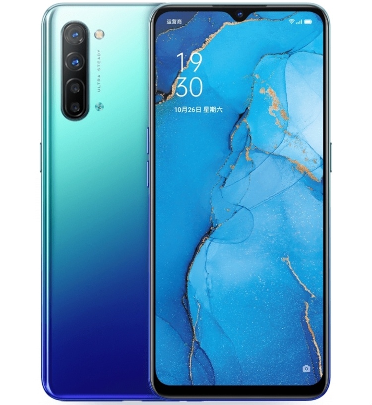 Полностью рассекречен смартфон OPPO Reno 3 5G на платформе MediaTek Dimensity