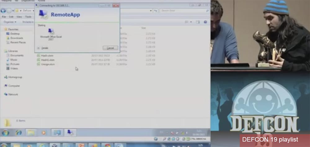 Конференция DEFCON 19. Начальство любит Excel, хакеры тоже - 19