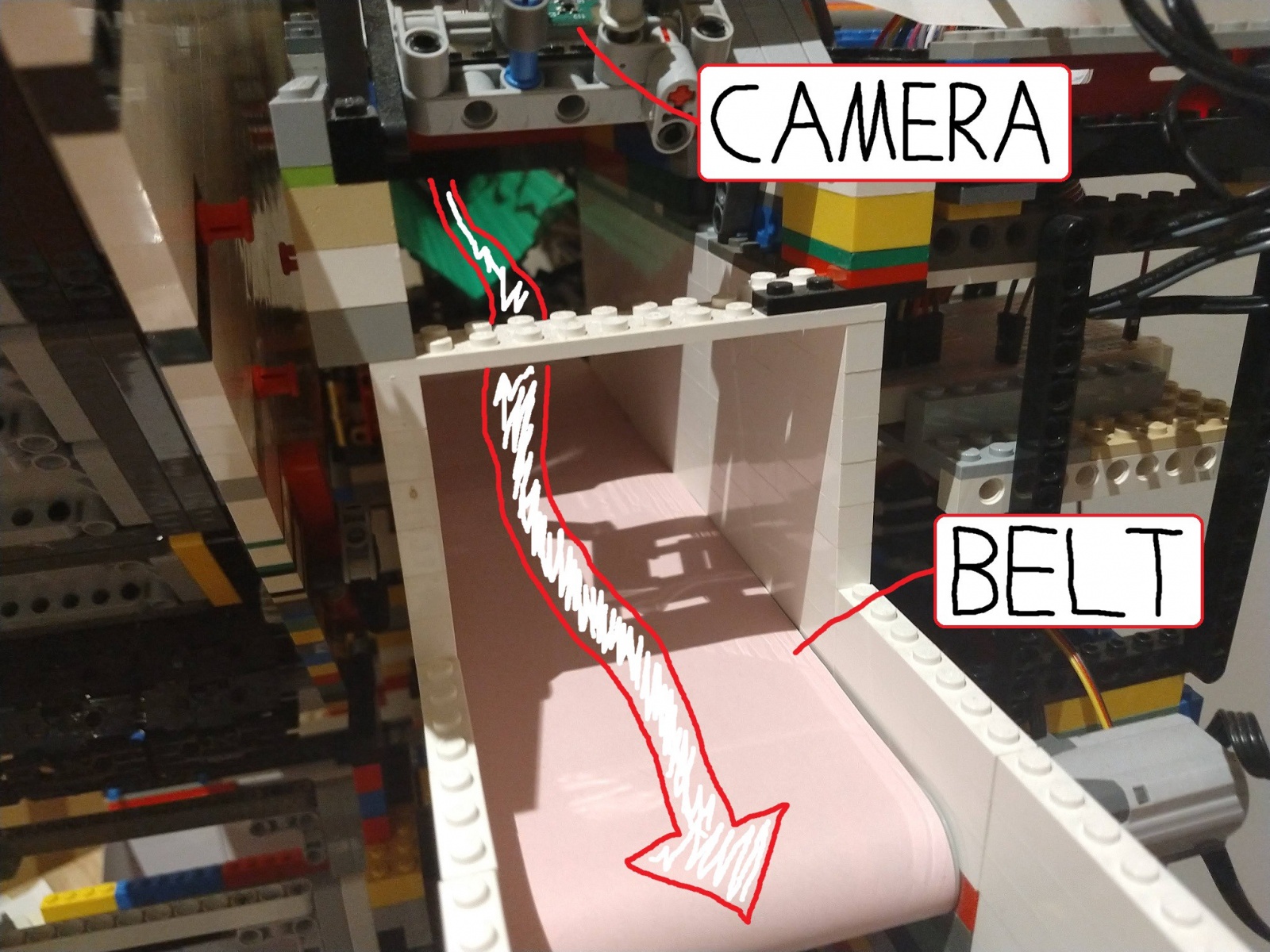 Высокоскоростное машинное зрение в универсальном устройстве для сортировки деталей LEGO - 1