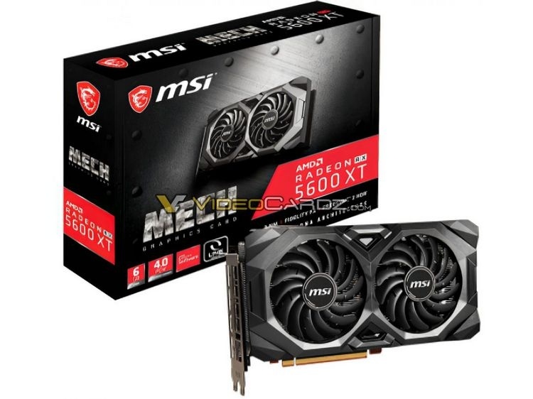 Выяснились подробности о Radeon RX 5600 XT от компаний MSI и XFX