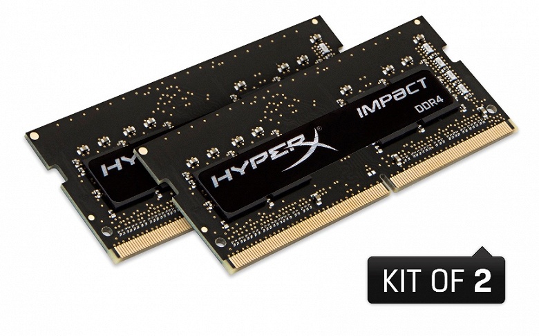 На CES 2020 представлены модули памяти HyperX Fury DDR4 DIMM и Impact DDR4 SODIMM