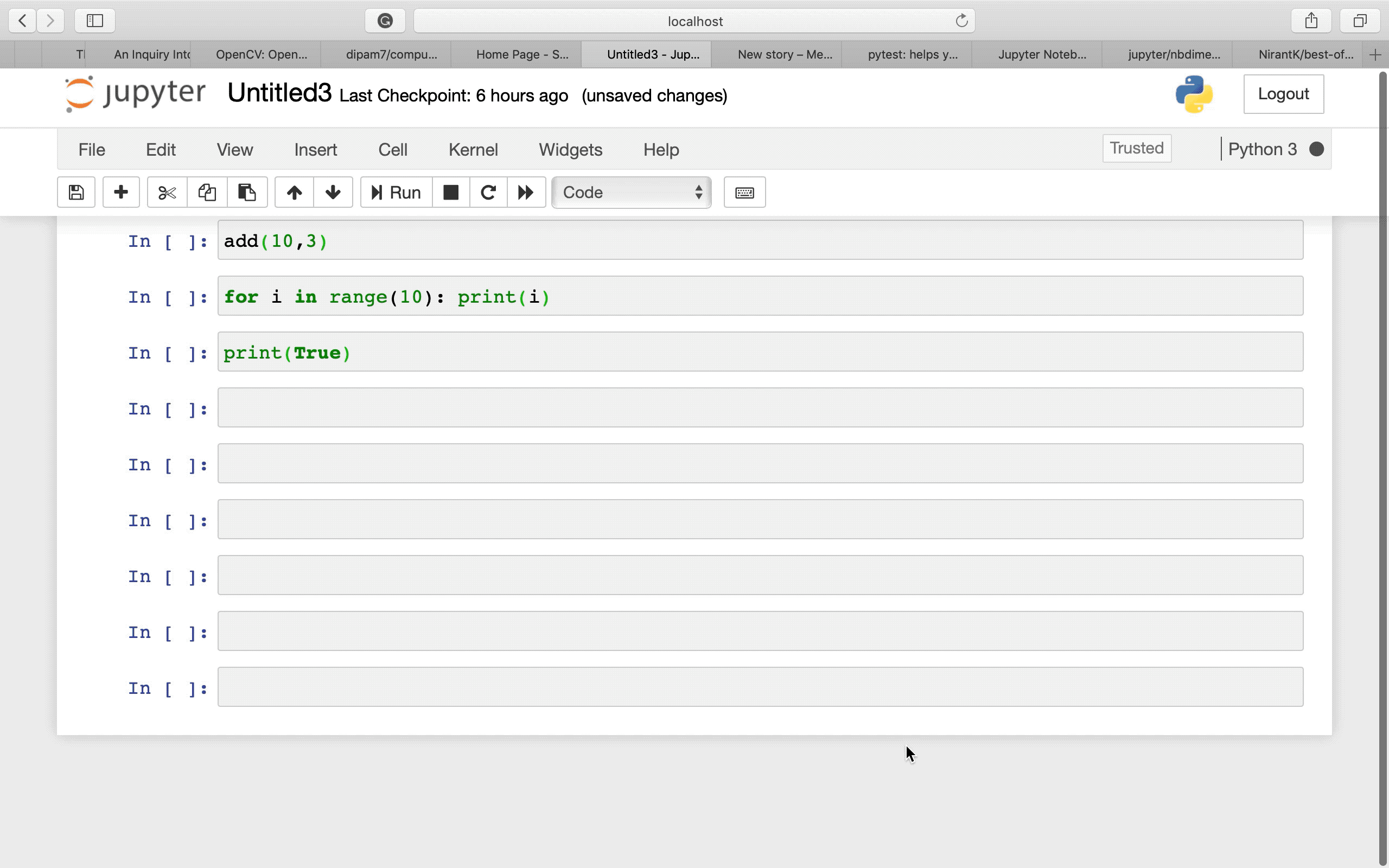 Повышение продуктивности при работе с Jupyter Notebook за 5 минут - 7