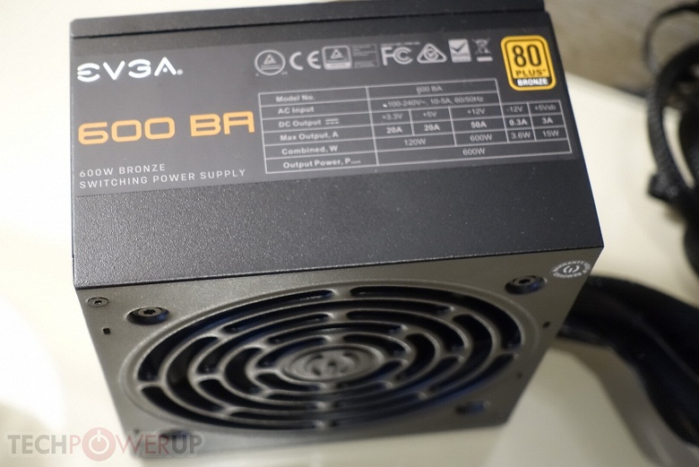 Блоки питания серии EVGA BA относятся к начальному уровню