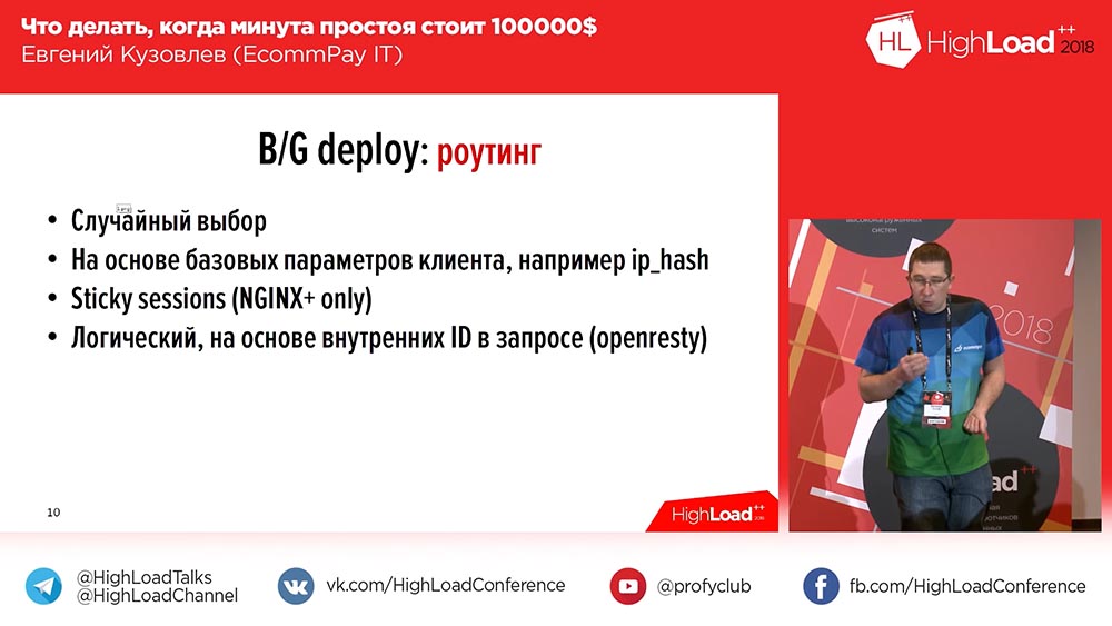 HighLoad++, Евгений Кузовлев (EcommPay IT): что делать, когда минута простоя стоит $100000 - 10