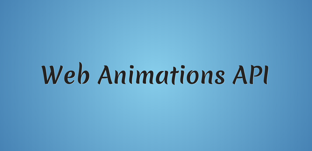 Знакомимся с Web Animations API - 1