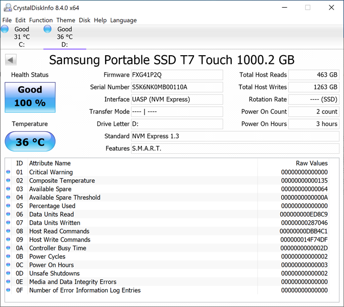 Новая статья: Обзор внешнего SSD-накопителя Samsung T7 Touch: немного быстрее, гораздо удобнее