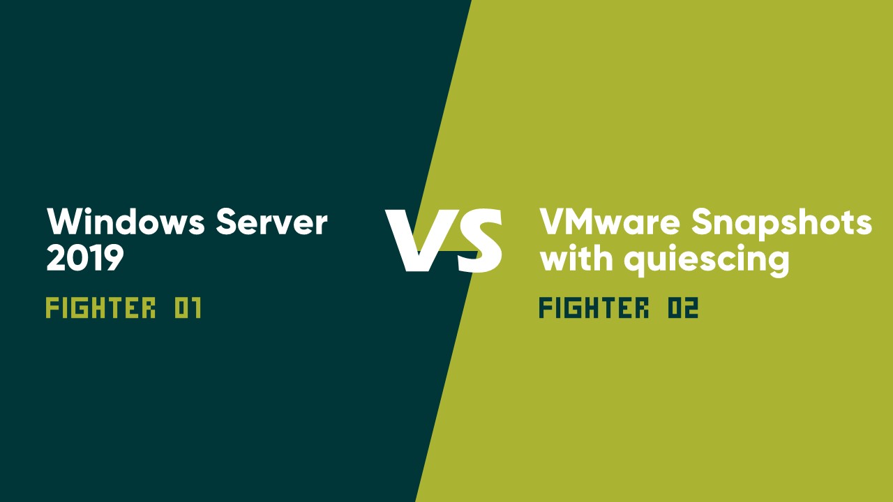 Windows Server 2019 vs. VMware Snapshots with quiescing: элегантное решение проблемы - 1