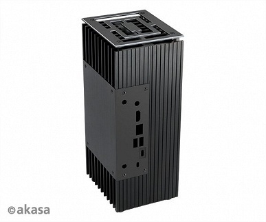 Корпус Akasa Turing FX предназначен для бесшумного ПК на базе Intel NUC 