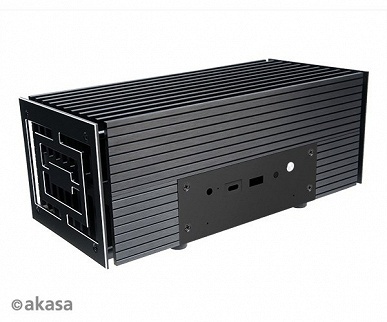 Корпус Akasa Turing FX предназначен для бесшумного ПК на базе Intel NUC 