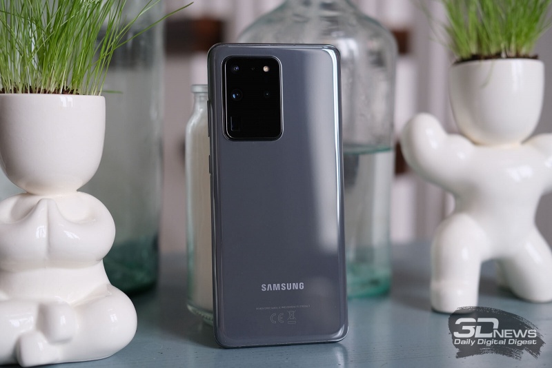 Новая статья: Обзор смартфона Samsung Galaxy S20 Ultra: безумный зум и видео в 8К