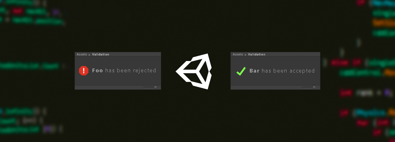 Валидация ассетов в Unity3D - 1