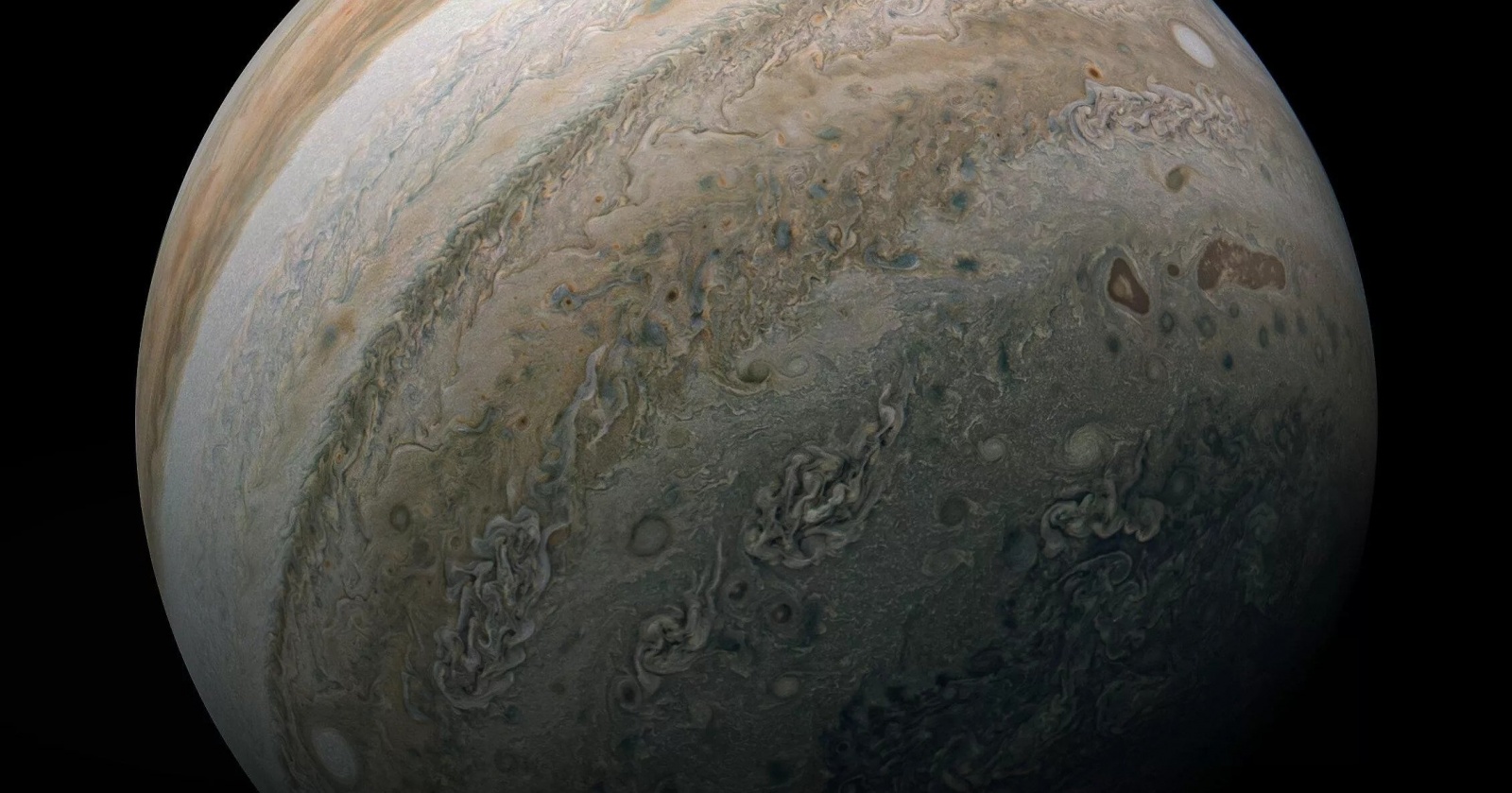 Снимки Юпитера с Юноны
