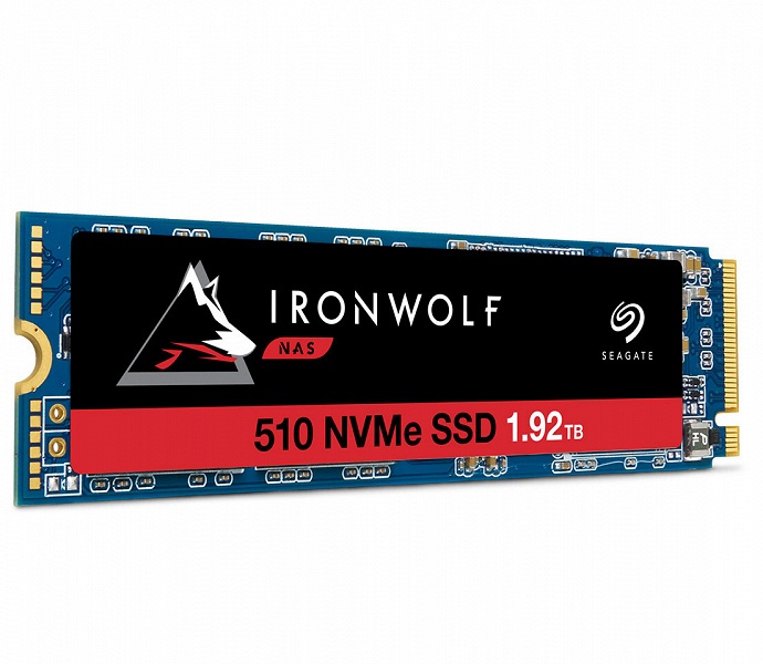 Seagate называет IronWolf 510 первым в мире SSD с интерфейсом PCIe для корпоративных NAS