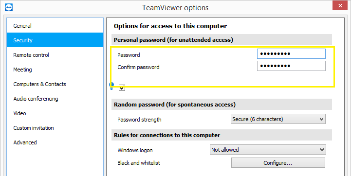 Где teamviewer хранит пароли