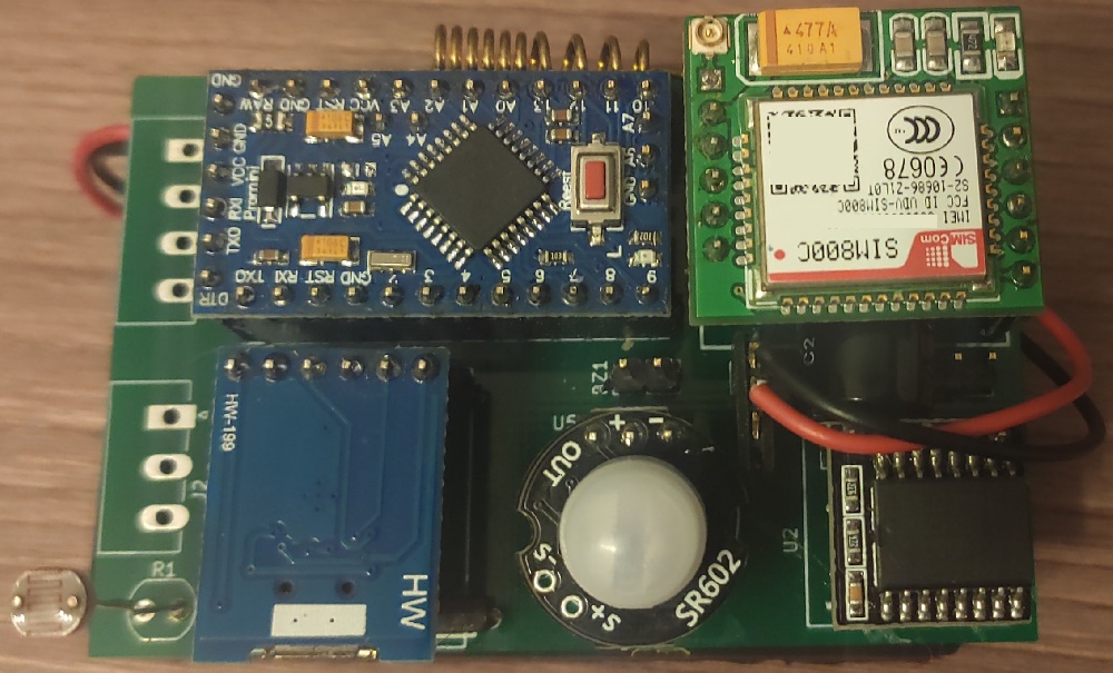 Автономная охранная система на Arduino + GSM - 1