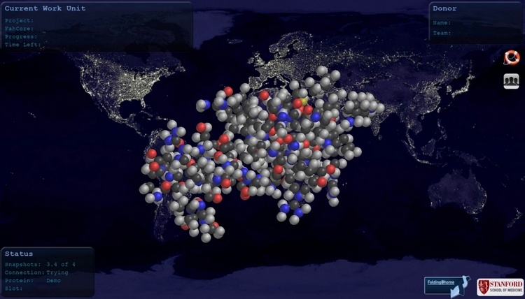 Инициатива Folding@Home обеспечивает мощность 1,5 экзафлопс для борьбы с коронавирусом